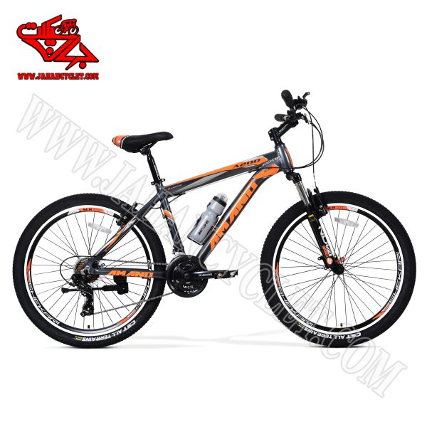 دوچرخه آمانو طوسی نارنجی 26