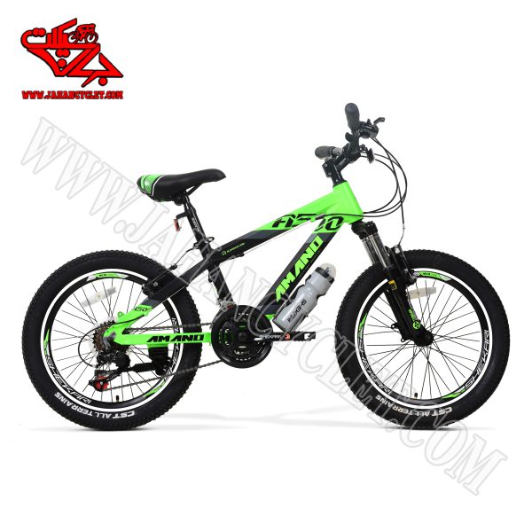 دوچرخه آمانو سبز مشکی 20