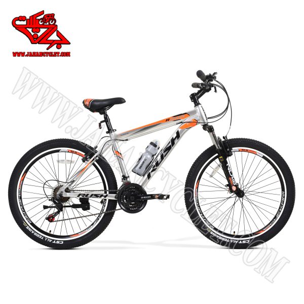 دوچرخه راش نقره ای نارنجی 26