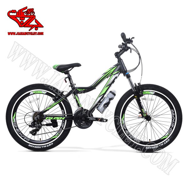 دوچرخه راش مشکی سبز 24