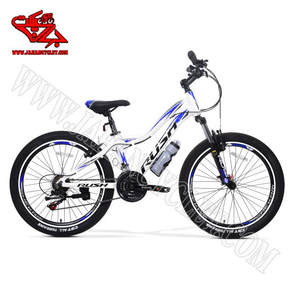دوچرخه راش سفید آبی 24